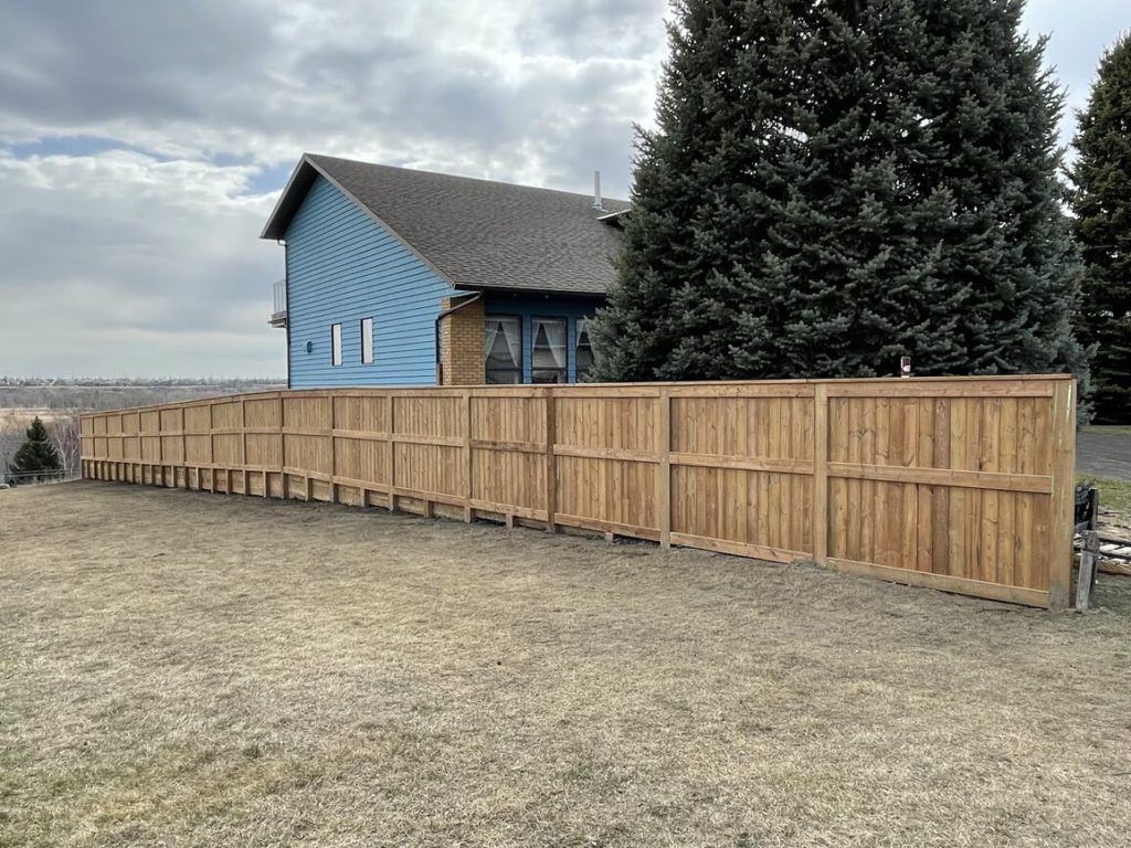 Fencing on a beautiful house